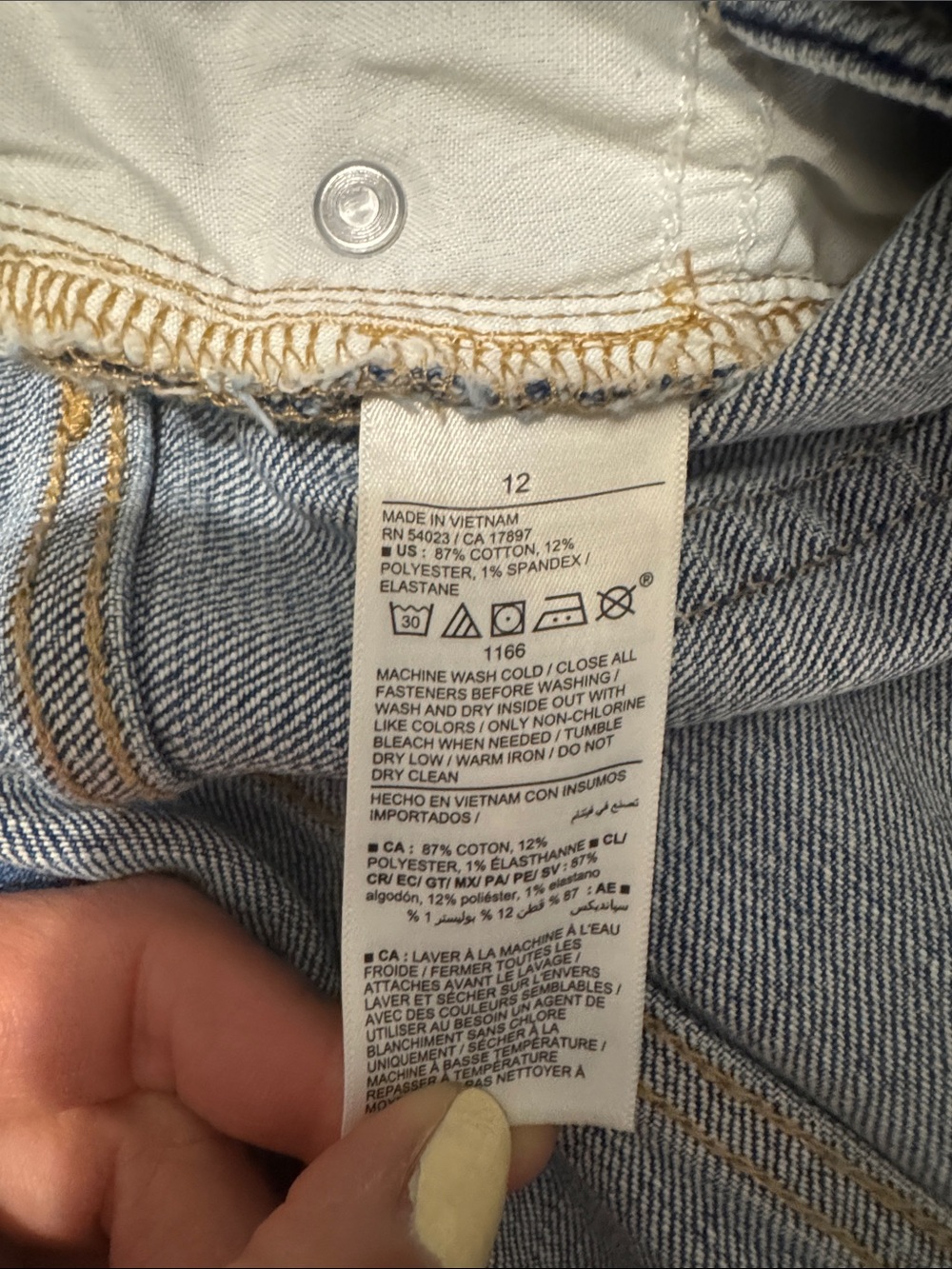 Old Navy High-Rise OG Straight Jean Shorts - 5” Inseam - Picture 9 of 9